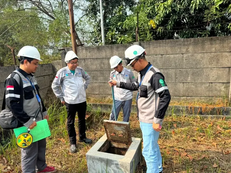 Tim YSI Water Solutions survei langsung ke lokasi proyek klien
